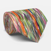 MANNEN/VERTICALE MULTI-COLORED STRIPES STROPDAS (Opgerold)