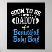 Mannen verwachten dat vader binnenkort vader wordt poster (Voorkant)