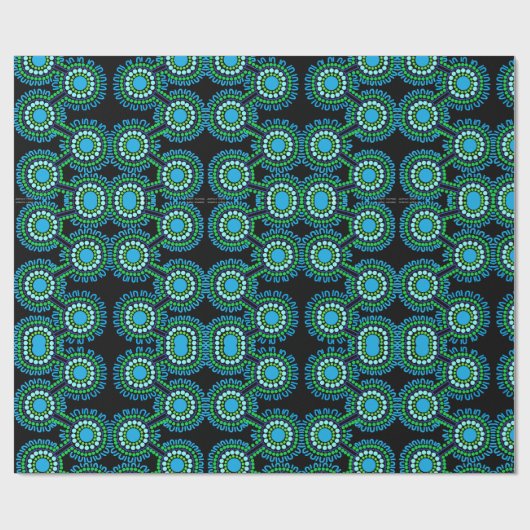 Mannen verzamelen cadeaupapier (Vlak)