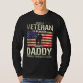 Mannen veteraan is een eer dat pappa prik is t-shirt (Voorkant)