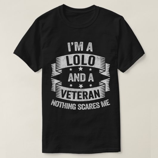 Mannen veteraan Lolo Apparel, Filipino Grandpa Sh T-shirt (Design voorkant)
