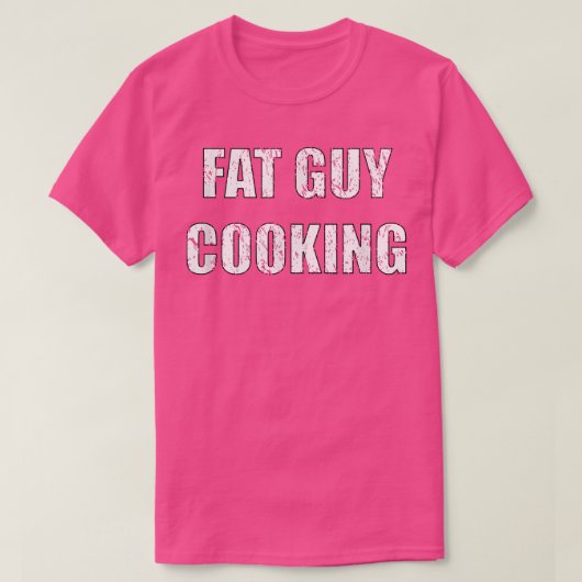 Mannen vetkookpan grappig t-shirt (Design voorkant)