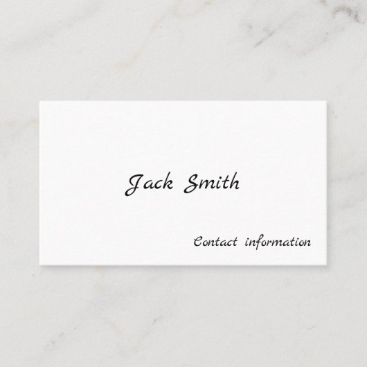 Mannen Victoriaans Calling Cards Contactkaartje (Voorkant)