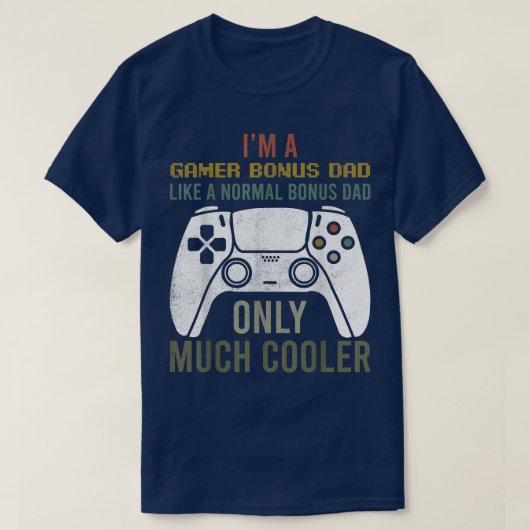 Mannen videogame Gamer Bonus Pap Apparel, grappig  T-shirt (Design voorkant)