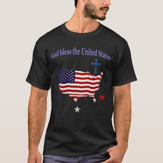 Mannen vierde t-shirts van juli (Voorkant)