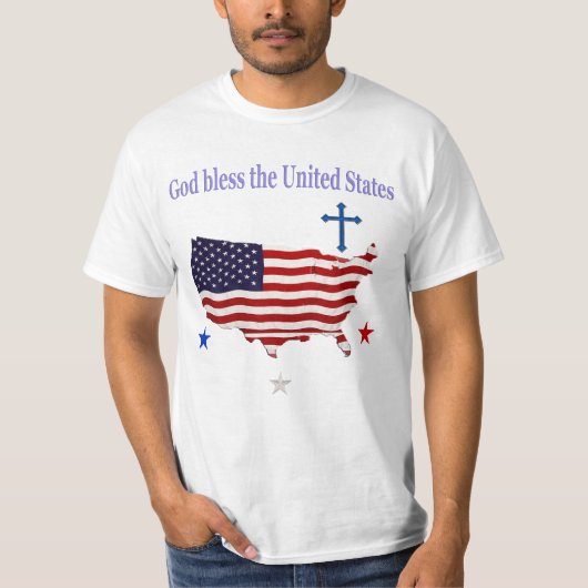 Mannen vierde t-shirts van juli (Voorkant)
