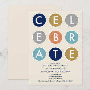 Mannen vieren uitnodiging