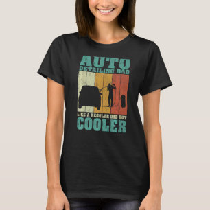 Mannen Vintage Auto Detailing Papa Als een gewone T-shirt