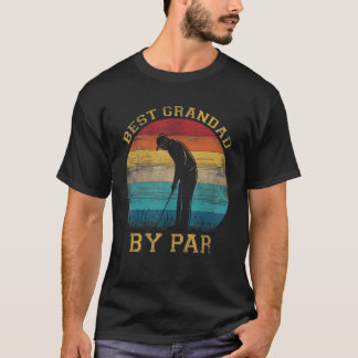 Mannen Vintage Best Grandad By Par Vaderdag Go T-shirt