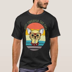 Mannen Vintage Beste Chihuahua Vader Ooit Hond Vad T-shirt