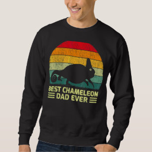 Mannen Vintage beste kameleon vader ooit Vaderdag Trui