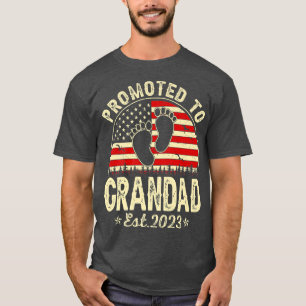 Mannen Vintage bevorderd tot Amerikaanse Gids Oost T-shirt