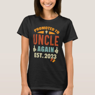 Mannen Vintage gepromoveerd tot Uncle Again 2023 Z T-shirt