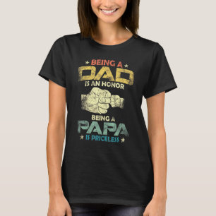 Mannen Vintage is een eer om een grote vader te zi T-shirt