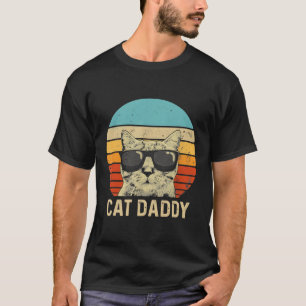 Mannen Vintage Kat Papa Funny Cat Lover Gift Cat T-shirt