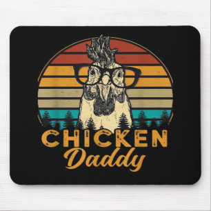 Mannen Vintage Kip Daddy Kip Vader Boerderij Muismat