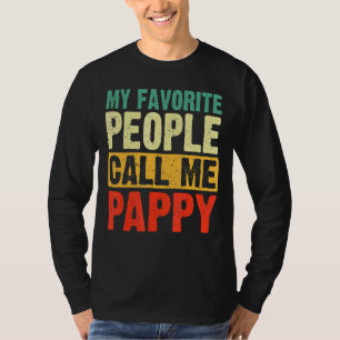 Mannen Vintage Mijn favoriete mensen noemen me Pap T-shirt