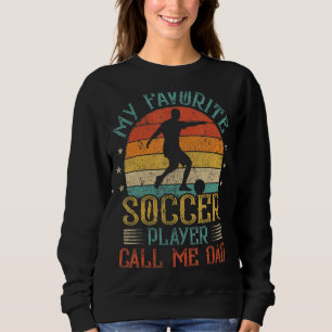 Mannen Vintage Mijn favoriete voetbalspeler belt m Trui