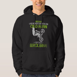 Mannen Vintage onderschat nooit een oud Man met ee Hoodie