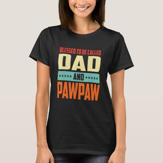 Mannen Vintage Pawpaw Fa T-shirt (Voorkant)