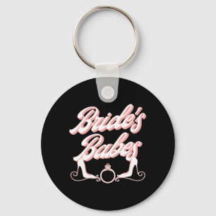 Mannen Vintage Retro Bruiden Meisjes Bachelorette Sleutelhanger