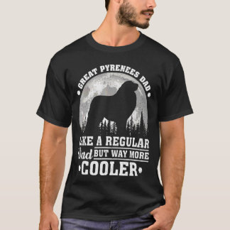 Mannen Vintage Retro Dog Grote Pyreneeën Vader' T-shirt