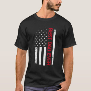 Mannen Vintage van de Verenigde Staten Beste vader T-shirt