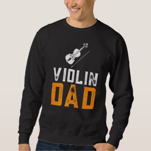 Mannen Violin Dad Musician Orchestra Teacher Violi Trui