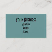  Mannen Visitekaartje (Achterkant)