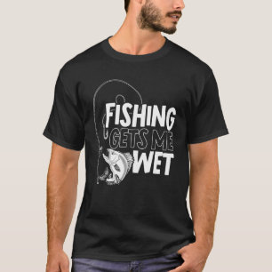 Mannen Vissen Maakt Me Nat Visser Vissen T-shirt