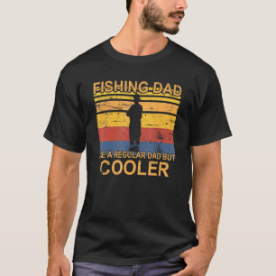 Mannen Vissen Visser Vissen Retro Visser Vader T-shirt