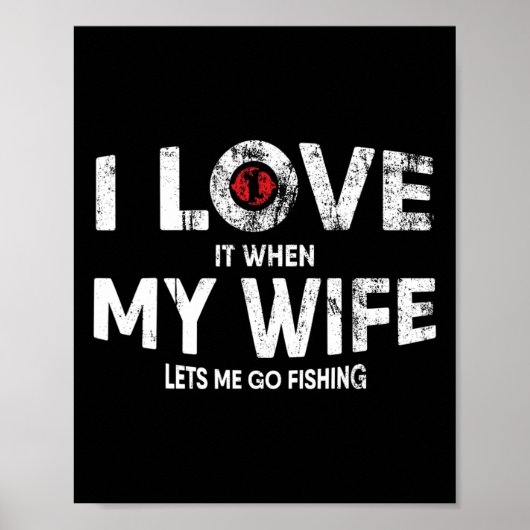 Mannen Vissende quote voor visser en vaders Poster (Voorkant)