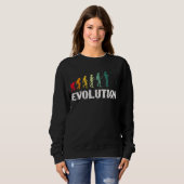 Mannen visserij-evolutie trui (Voorkant volledig)