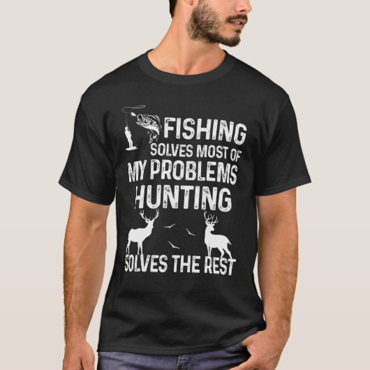 Mannen Vist de meeste problemen op die ik heb. T-shirt (Voorkant)