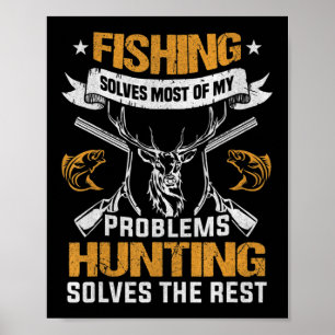 Mannen Vist de meeste van mijn problemen op, Deer Poster