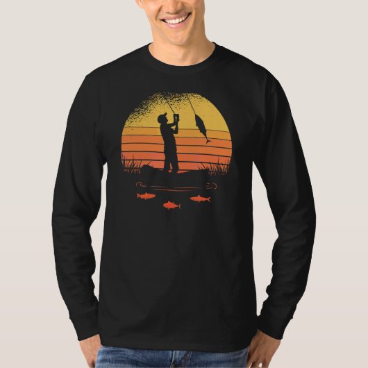 Mannen Vist papa Vaderdag Vis T-shirt (Voorkant)