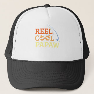 Mannen Vist Reel Cool Papaw T-Shirt Father_s Dag Trucker Pet