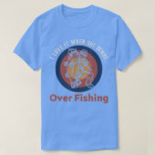 Mannen Vist - ze buigt over, ik hou ervan als, fla T-shirt (Design voorkant)