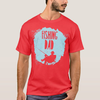 Mannen Viste Vissers Vaderdag T-shirt