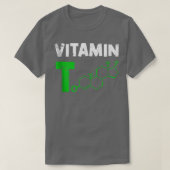 Mannen vitamine T Testosteron Bodybuilding Gym Fit T-shirt (Design voorkant)