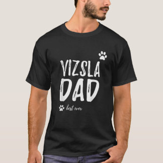 Mannen Vizsla Dog Dad Beste Ooit Grappig Cadeau Id T-shirt
