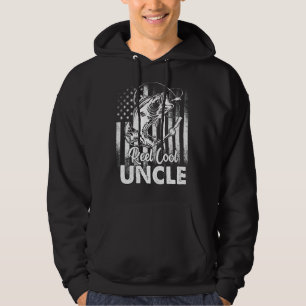 Mannen vlag Amerika Reel Cool Uncle Fathers Hoodie
