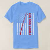 Mannen  vlag Amerikaanse Reel Cool Abuela Vader T-shirt (Design voorkant)