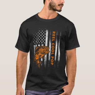 Mannen vlag Amerikaanse Reel Cool Pepe Fathers T-shirt