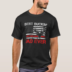 Mannen Vlag beste Buckin pa ooit meer jachtva T-shirt