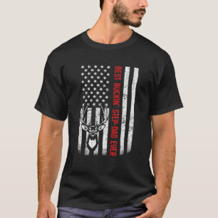 Mannen Vlag Beste Buckin Stap-pap Ooster Honti T-shirt