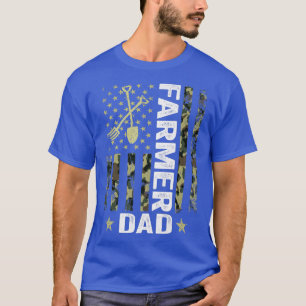 Mannen Vlag Camoue Farmer T-shirt