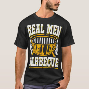 Mannen vleesrookontwerp voor barbecueliefhebber ge t-shirt
