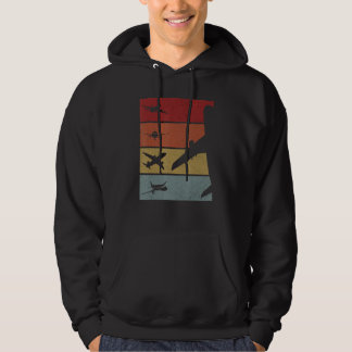 Mannen vliegtuigpiloot hoodie