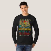 Mannen vlooien Papa Dinosaur Rex Saurus Fath T-shirt (Voorkant volledig)
